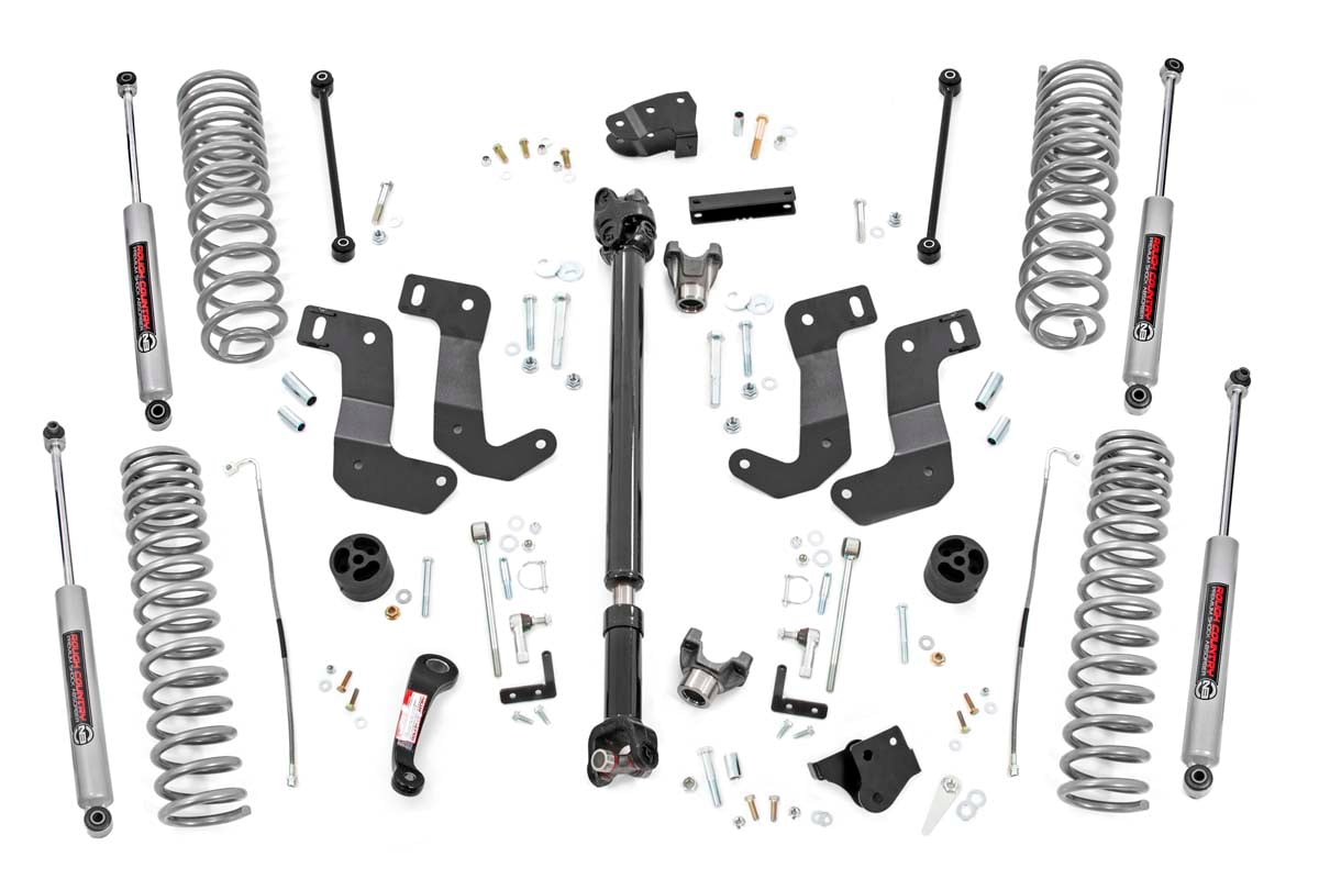 Jeep Gladiator Suspension Lift Kit - Front + Rear - Rough Country - 6-Inch - '20-'23